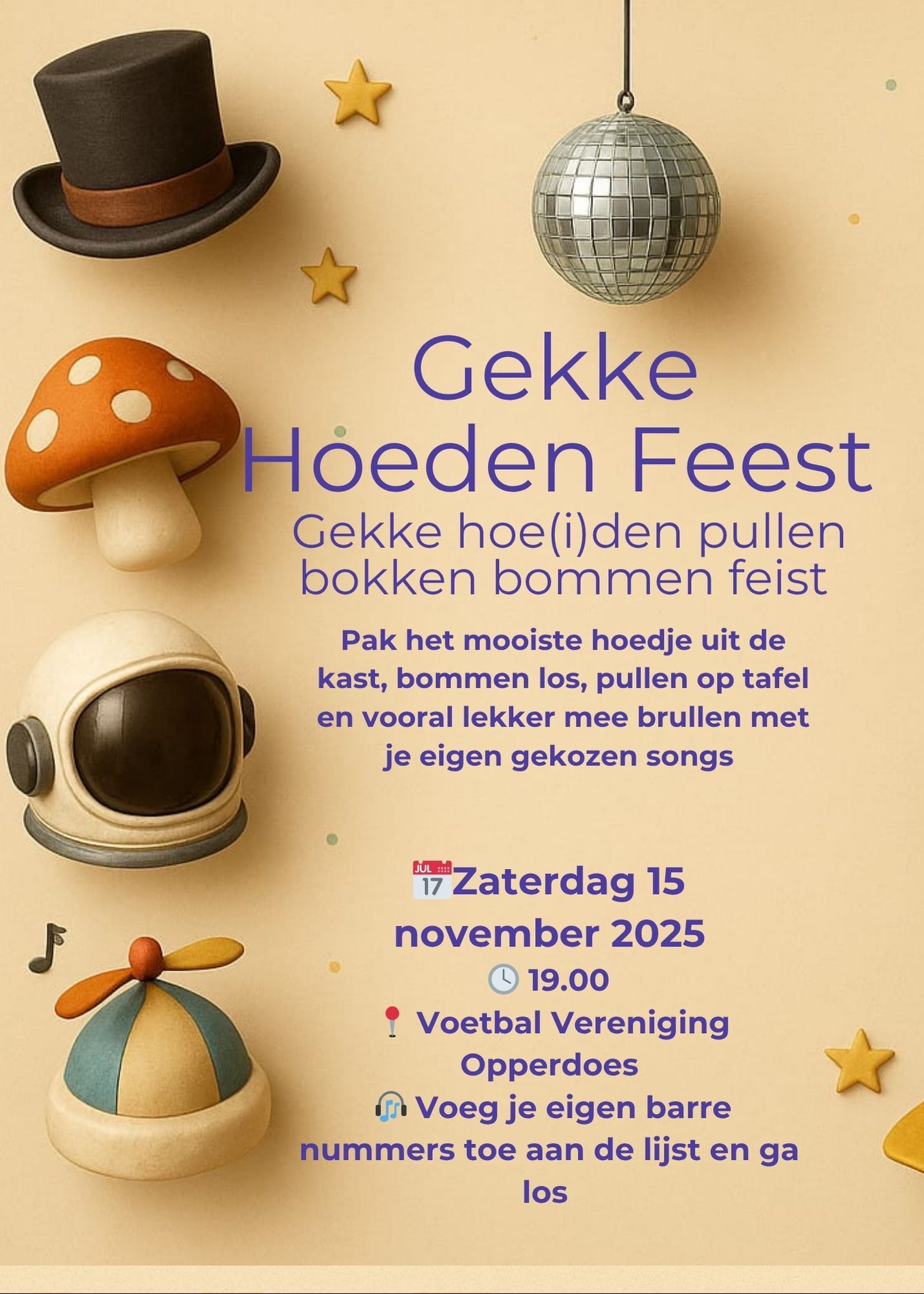 Gekke hoeden feest