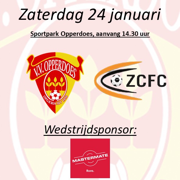 Mastermate Ruvo biedt u aan: Opperdoes-ZCFC